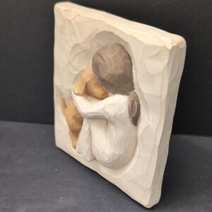 Willow Tree, Truly A Friend Figurine Wall Plaque.